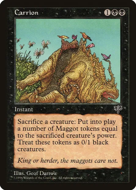 Carrion, Magic card MIR 111 — Mirage set