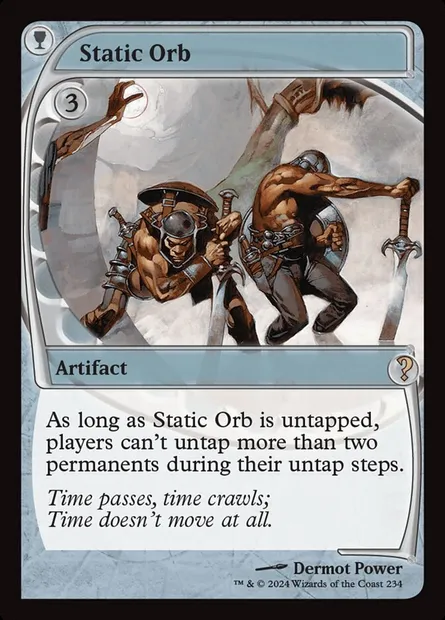 Orbe statique, carte Magic MB2 234 — extension Mystery Booster 2