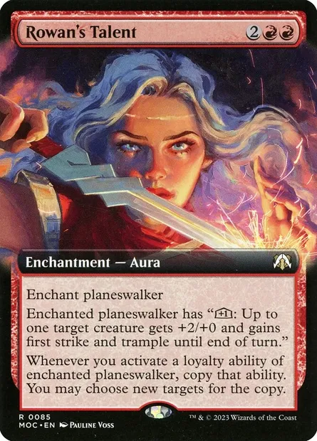 Rowan's Talent, Magic card MOC 85 — March of the Machine Commander set
