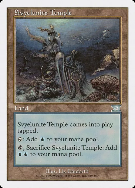 Temple Svyelunite, carte Magic 6ED 329 — extension Classic Sixth Edition