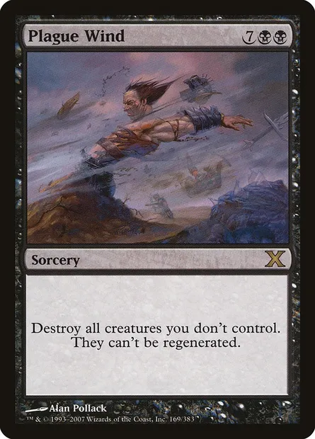 Plague Wind, Magic card 10E 169 — Tenth Edition set