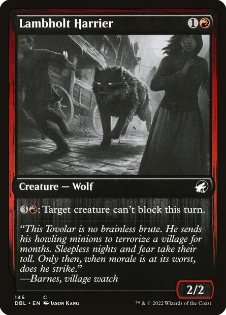 Lambholt Harrier, Magic card DBL 145 — Innistrad: Double Feature set