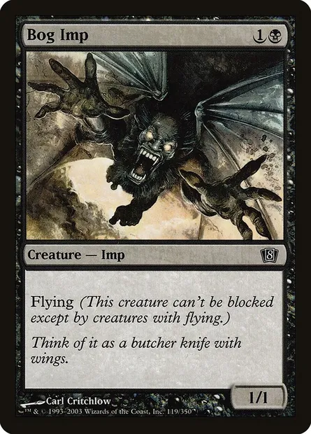 Bog Imp, Magic card 8ED 119★ — Eighth Edition set