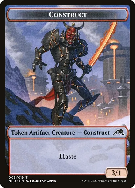 Construct, Magic card TNEO 6 — Kamigawa: Neon Dynasty Tokens set