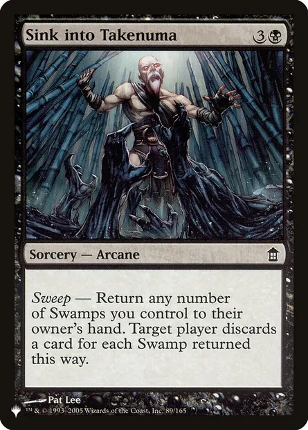 Sink into Takenuma, Magic card PLST SOK-89 — The List set