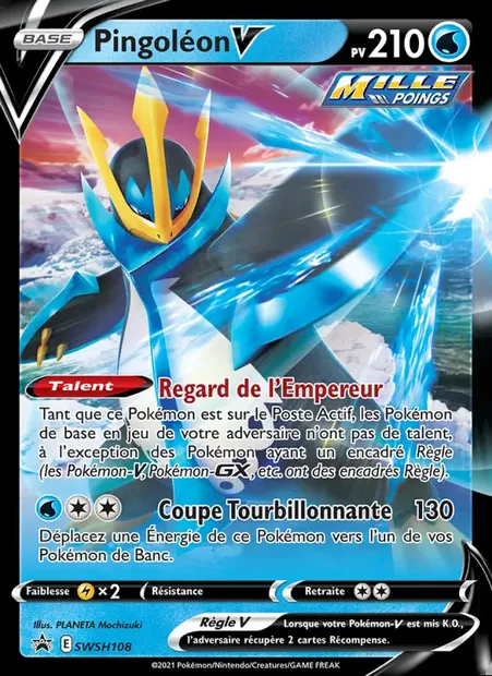 Pingoléon V, carte Pokémon SWSH 108 — extension Promo SWSH