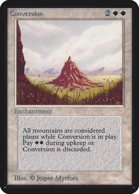 Conversion, Magic card LEA 15 — Limited Edition Alpha set