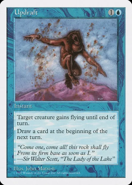 Updraft, Magic card 5ED 133 — Fifth Edition set