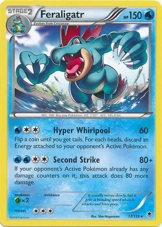 Aligatueur, carte Pokémon TDX 017-6 — extension Theme Deck & Blisters Exclusives