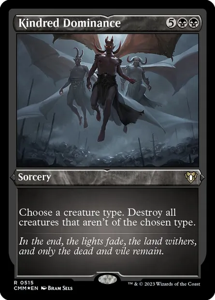 Kindred Dominance, Magic card CMM 515 — Commander Masters set