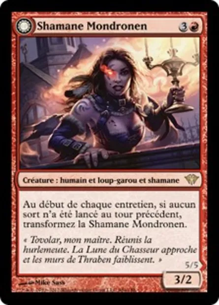 Shamane Mondronen // Chassemage de Tovolar, carte Magic DKA 98 — extension Obscure Ascension