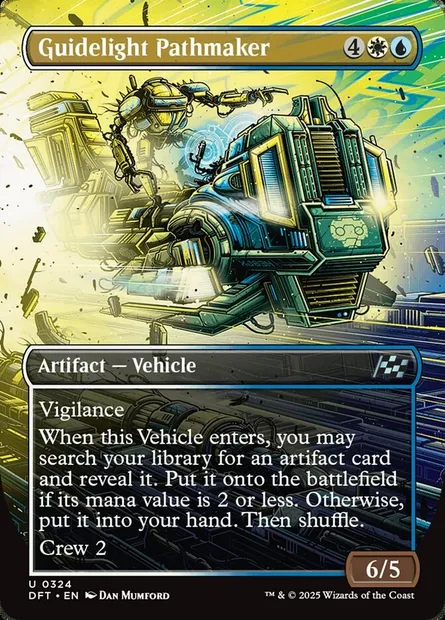 Guidelight Pathmaker, Magic card DFT 324 — Aetherdrift set