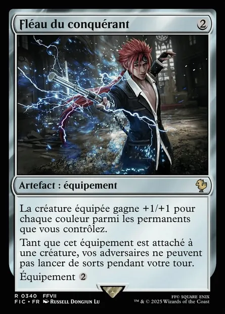Fléau du conquérant, carte Magic FIC 340 — extension Final Fantasy Commander