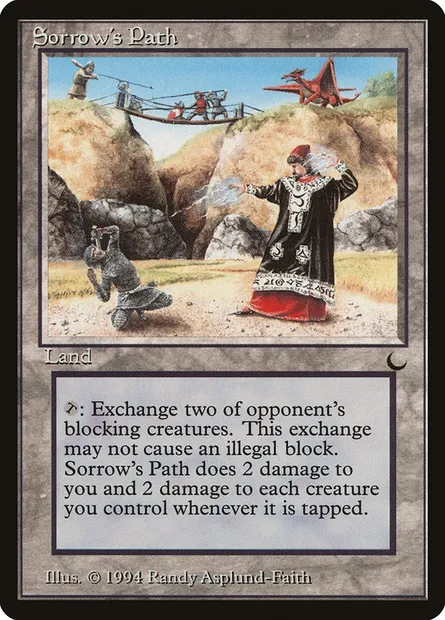 Sorrow's Path, Magic card DRK 119 — The Dark set