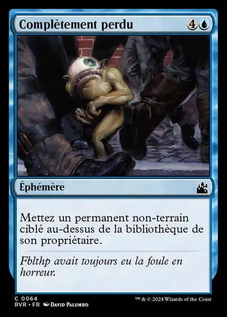 Complètement perdu, carte Magic RVR 64 — extension Ravnica Remastered