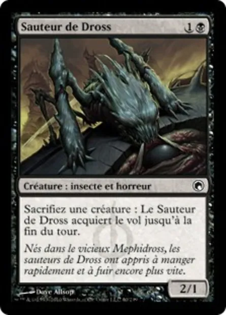 Sauteur de Dross, carte Magic SOM 60 — extension Cicatrices de Mirrodin