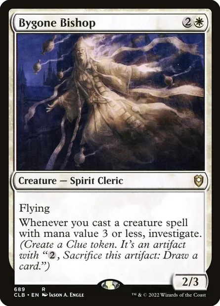 Bygone Bishop, Magic card CLB 689 — Commander Legends: Battle for Baldur's Gate set