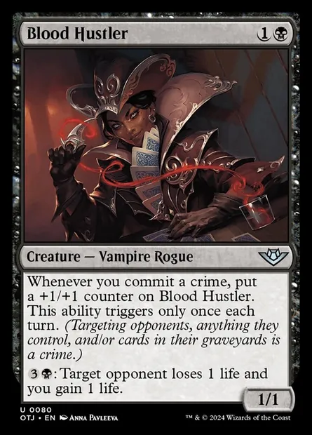 Blood Hustler, Magic card OTJ 80 — Outlaws of Thunder Junction set