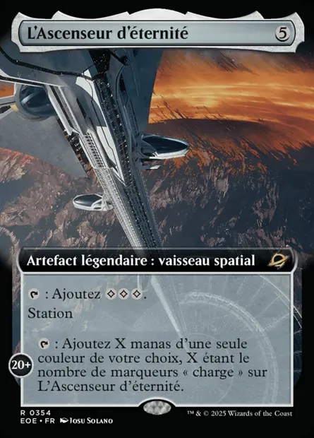 L'Ascenseur d'éternité, carte Magic EOE 354 — extension Edge of Eternities
