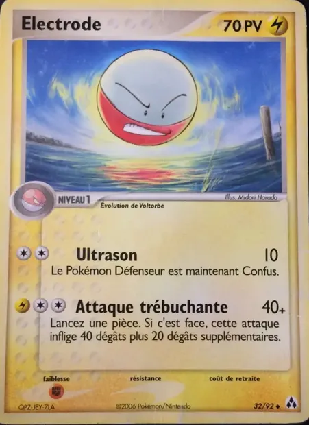 Électrode, carte Pokémon LM 32 — extension EX Créateurs de légendes