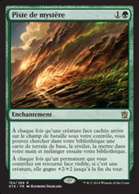 Piste de mystère, carte Magic KTK 154 — extension Les Khans de Tarkir