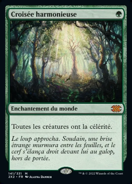 Croisée harmonieuse, carte Magic 2X2 141 — extension Double Masters 2022