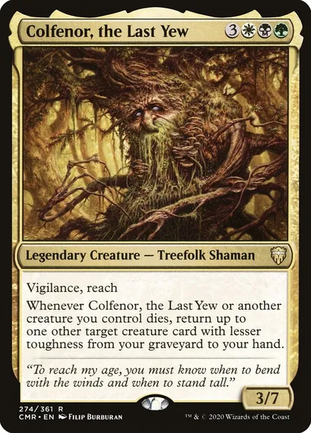 Colfenor, the Last Yew, Magic card CMR 274 — Commander Legends set