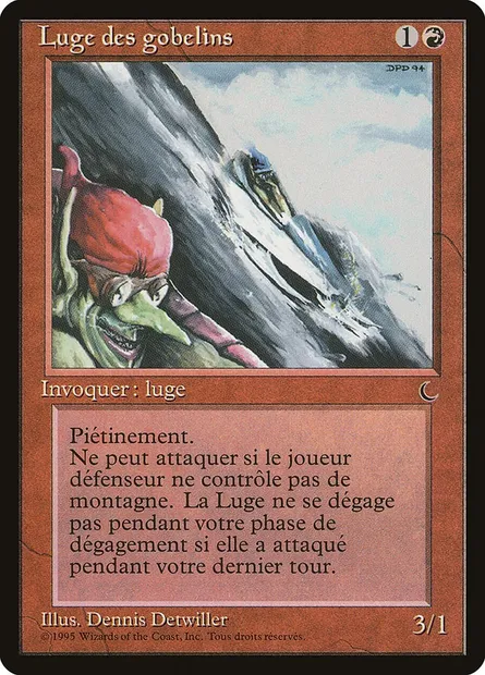 Goblin Rock Sled, Magic card REN 87 — Renaissance set
