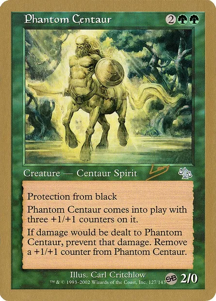 Phantom Centaur, Magic card WC02 rl127sb — World Championship Decks 2002 set