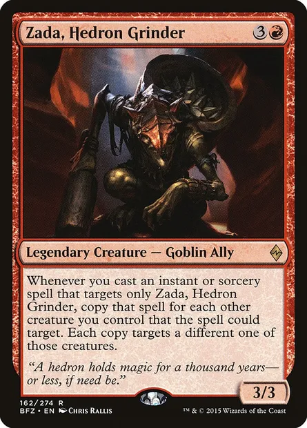 Zada, Hedron Grinder, Magic card BFZ 162 — Battle for Zendikar set
