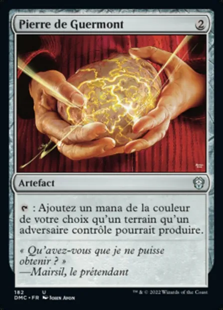 Pierre de Guermont, carte Magic DMC 182 — extension Dominaria United Commander