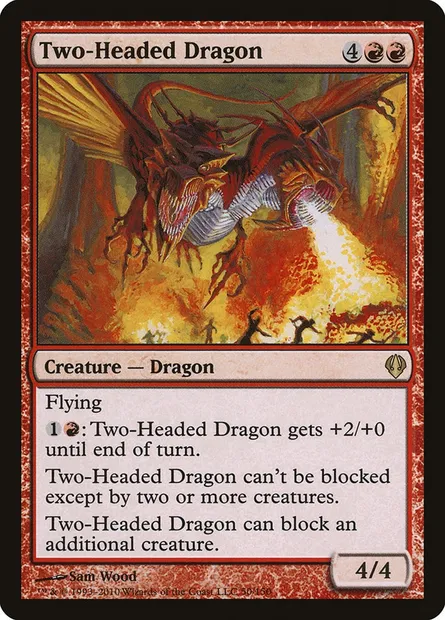 Two-Headed Dragon, Magic card ARC 50 — Archenemy set