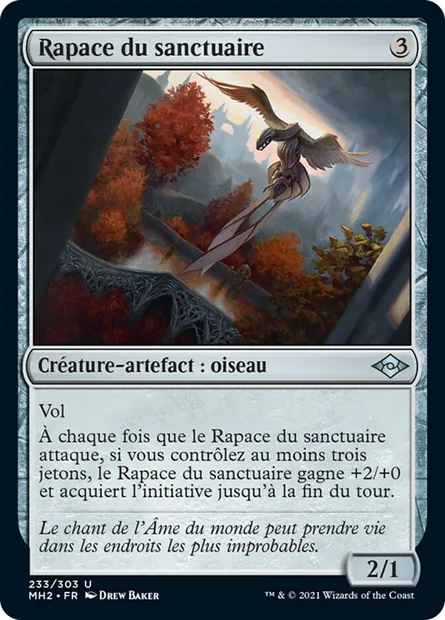 Rapace du sanctuaire, carte Magic MH2 233 — extension Horizons du Modern 2