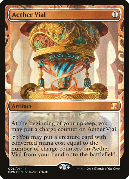 Fiole d'Éther, carte Magic MPS 6 — extension Kaladesh Inventions