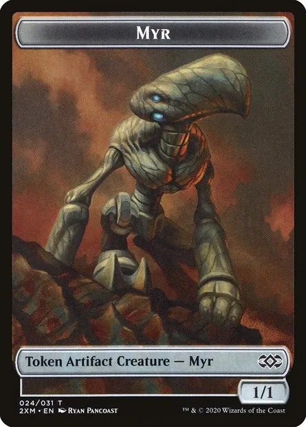 Myr, carte Magic T2XM 24 — extension Double Masters Tokens