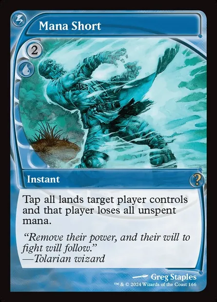 Mana Short, Magic card MB2 166 — Mystery Booster 2 set