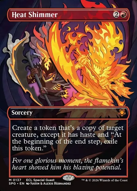 Heat Shimmer, Magic card SPG 137 — Special Guests set