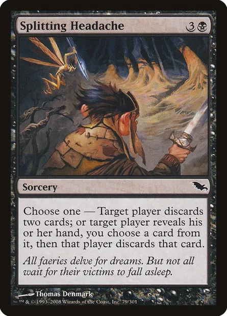 Splitting Headache, Magic card SHM 79 — Shadowmoor set
