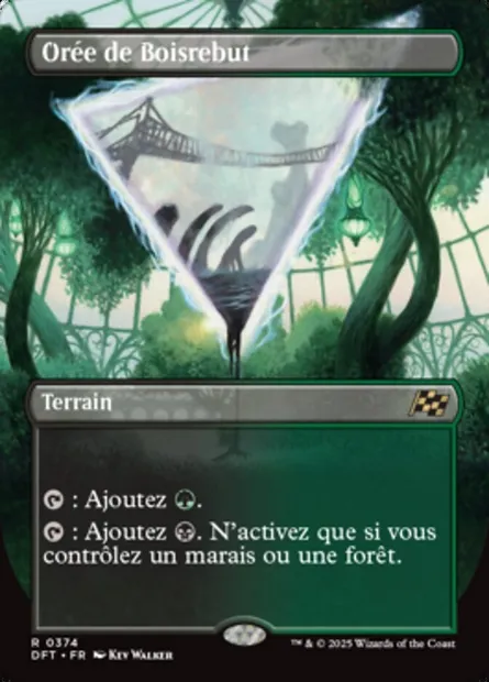 Orée de Boisrebut, carte Magic DFT 374 — extension Aetherdrift