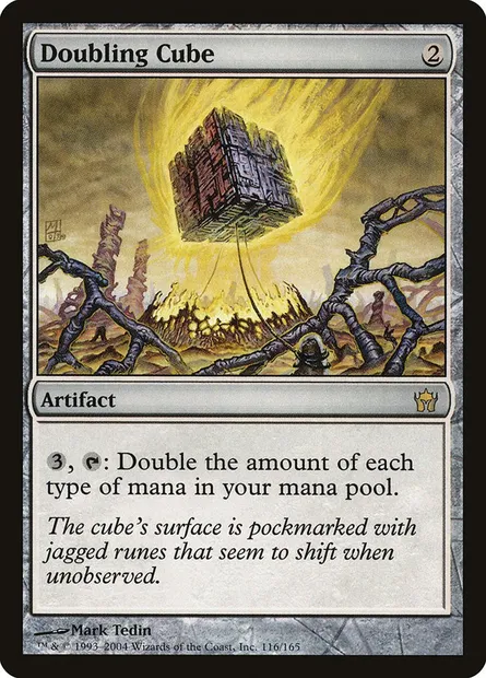 Doubling Cube, Magic card 5DN 116 — Fifth Dawn set