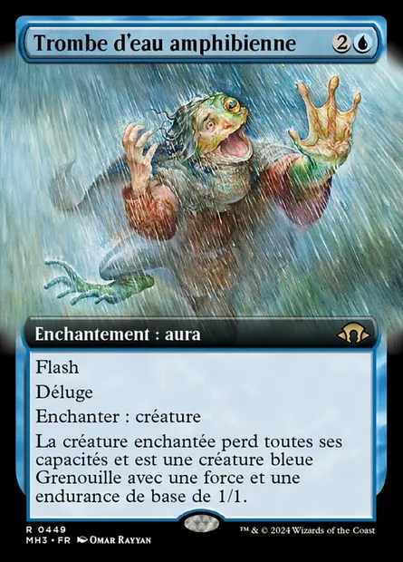 Trombe d'eau amphibienne, carte Magic MH3 449 — extension Modern Horizons 3