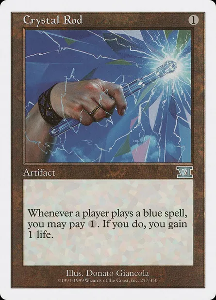Crystal Rod, Magic card 6ED 277 — Classic Sixth Edition set