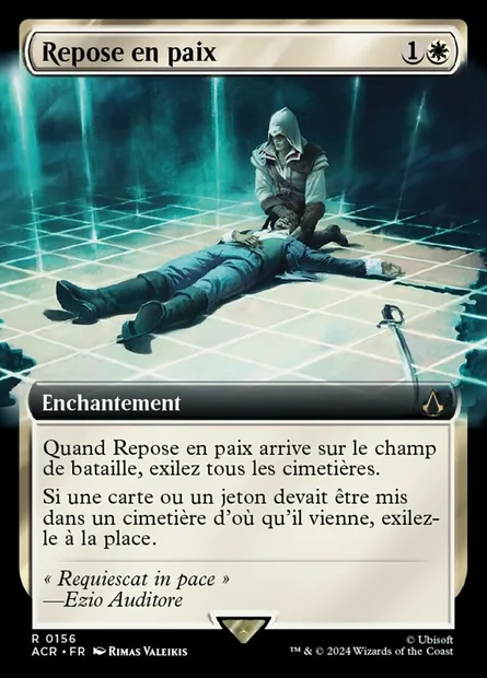 Repose en paix, carte Magic ACR 156 — extension Assassin's Creed