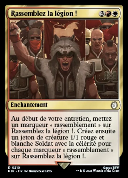Rassemblez la légion !, carte Magic PIP 210 — extension Fallout