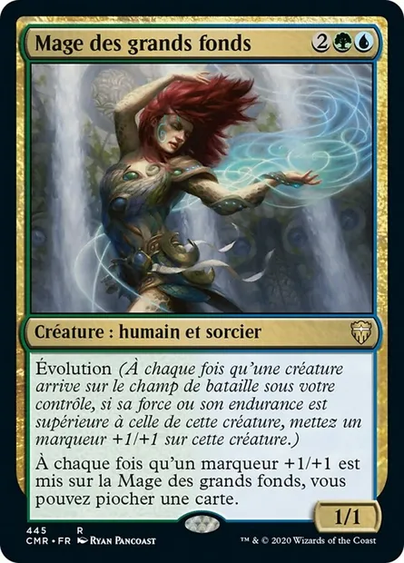 Mage des grands fonds, carte Magic CMR 445 — extension Commander Legends