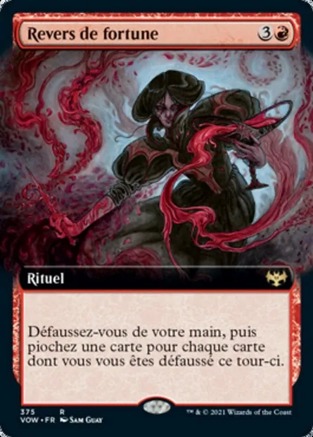 Revers de fortune, carte Magic VOW 375 — extension Innistrad : noce écarlate