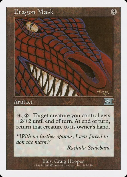 Masque de dragon, carte Magic 6ED 283 — extension Classic Sixth Edition