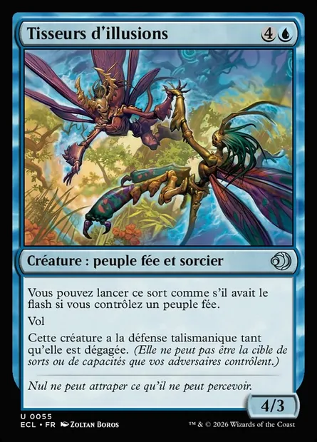 Tisseurs d'illusions, carte Magic ECL 55 — extension Lorwyn Eclipsed