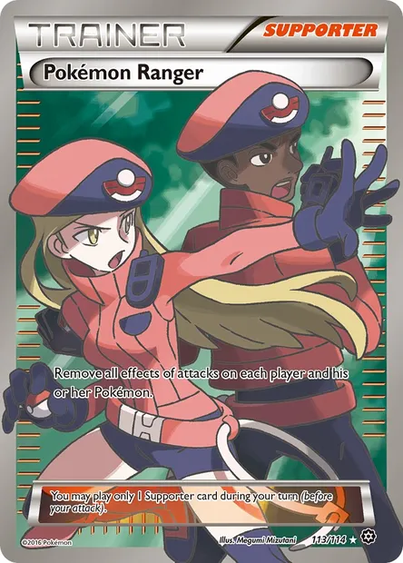Pokémon Ranger, Pokémon card STS 113 — Steam Siege set