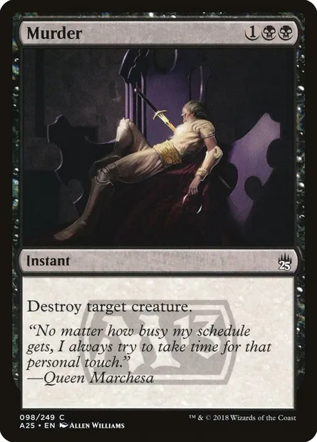 Homicide, carte Magic A25 98 — extension Masters 25